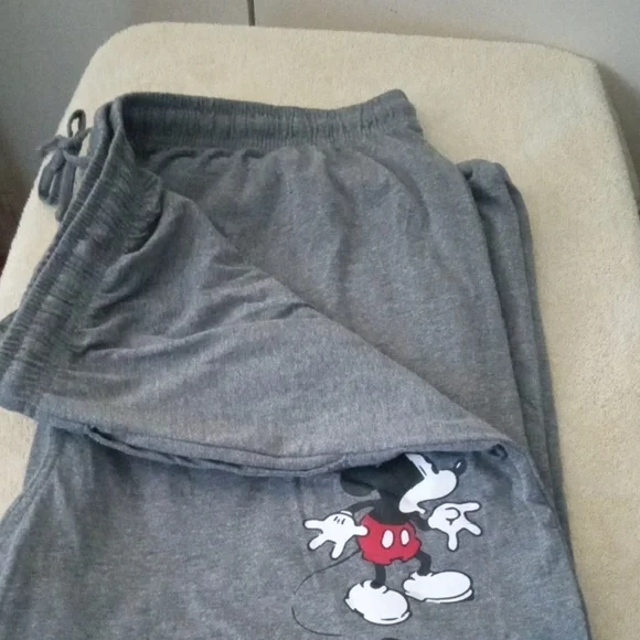 Disney Mickey Mouse Gray Lounge Pants - Picture 7 of 10